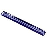 Produkt-Bild: Hama Plastikbinder&uuml;cken oval mit 21 Ringen 32 mm (25 St&uuml;ck) blau