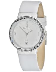 Skagen Classic White Leather Womens Watch Skw2003