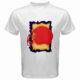 Men's Customized MEN PEOPLE RUGBY NFL BALL HELMET 100% Cotton White T-shirt