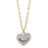 Juicy Couture Puffed Heart Two-Tone Pendant Ne
