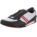 Diesel Men's Parabarny Lace-up Sneaker,White/Gunmetal,8 M US