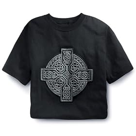 Embossed Celtic Cross T-Shirt