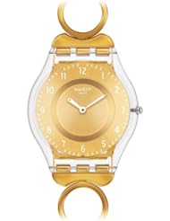 Swatch Skin Classics Second Thoughts Champagne Dial Ladies Watch SFK369G