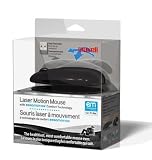 Maxell Ergomotion Laser Mouse 4-Way Scroll Wheel Ambidextrous Design Wireless Usb