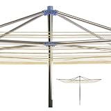Parallel 4 Arm Outdoor Clothes Dryer, 184'