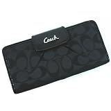 (コーチ)COACH 二つ折り長財布 [アシュレー シグネチャー サテン スリム エンベロープ] F46161 並行輸入品 COACH 二つ折り財布
