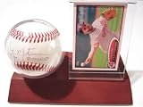 Justin Masterson Cleveland Indians Signed Autographed Baseball & Wood Case Plus Card COA for the Autograph & Proof