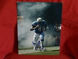Lorenzo Neal Autographed San Diego Chargers 8x10 Photo, Proof Photo of Lorenzo Signing for Us.