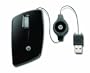 HP Retractable Mobile Mouse in Retail Packaging - Black