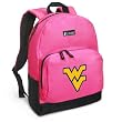 WVU Backpack Pink West Virginia University for Travel, Daypack CUTE School Bags Best Unique Cute Gifts for Girls, Students Ladies -