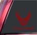 U.S. Air Force Vinyl Decal Sticker - Dark Red
