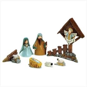  Homespun Nativity Scene