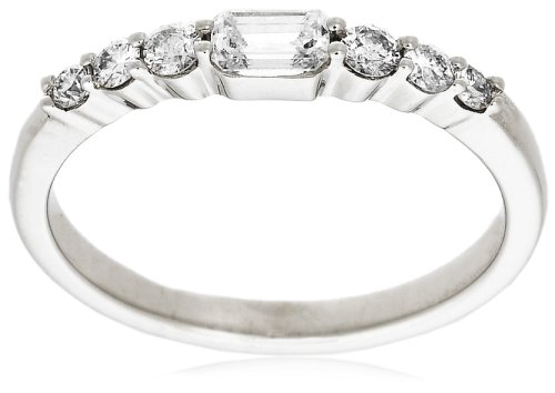 14k White Gold Diamond Ring (1/2 cttw, G-H Color, SI2 Clarity)