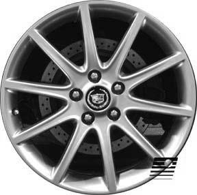 REFINISHED 19 inch Hyper Silver tampa Full Face Painted Alloy Factory, OEM Wheel, Rim