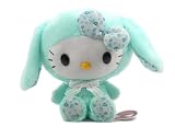 Eikoh Hello Kitty Lop-Ear Bunny Plush - 7" Green