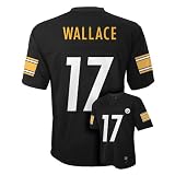 Mike Wallace Pittsburgh Steelers Black NFL Kids 2013 Season Mid-tier Jersey