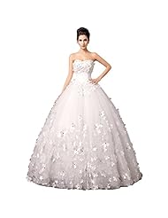  Tulle 2015 Sweetheart Beaded  Ball Gown Wedding Dress 