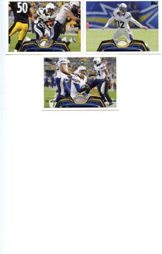 San Diego Chargers 2013 Topps Complete 12 Card Team Set Including Philip Rivers, Antonio Gates and Keenan Allen Rookie Card Plus