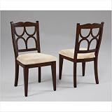 Masterpiece Faux Medium Mahogany Game Chair, 20 Seat Height - 2 pcs in 1 carton