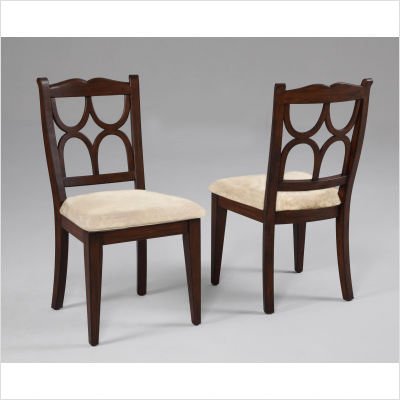 Masterpiece Faux Medium Mahogany Game Chair, 20 Seat Height - 2 pcs in 1 carton