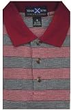Sportsman Striped Short Sleeve Polo ( Rust\Black )