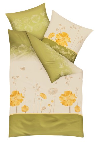 Kaeppel G-102396-13D1-VAKN Bettw&auml;sche L` Amour Lind Qualit&auml;t Satin, Gr&ouml;&szlig;e 1x 80/80 + 135/2 Preisvergleich