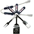 Cleveland Indians 4 Pc Bbq Set - Bbq Set Cle Indians