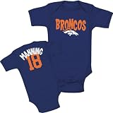 Denver Broncos Peyton Manning Infant Name & Number Creeper Infant 12 Months
