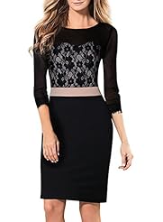 Sexy Lace Polyester/Spandex Floral Print Above the Knee Scoop Neck Evening Dress/Bridesmaid Dress/Prom Dress/Party Dress/Wedding Dress 