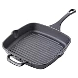 ProCook Black Cast Iron Griddle 26cm Square