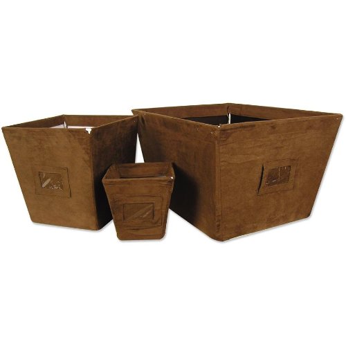 Trend Lab 109043 BROWN - BIN - 3 PIECE SET