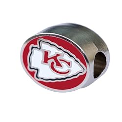 Kansas City Chiefs Bead Fits Most Pandora Style Bracelets Like Pandora Chamilia Biagi Zable & More