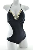 Black Molded Cup with Bottom Monokini
