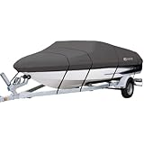 Classic Accessories StormPro Heavy Duty Boat Cover, Charcoal