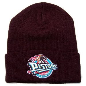 NBA Beanie Cuff Detroit Pistons- Black