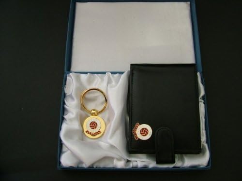 Football Club Wallets-Arsenal Football Club Leather Wallet & Keyring