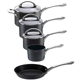 Anolon 5 Piece Raymond Blanc Anodised Cookware Set