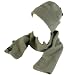 WINTER SKI SKATE POLAR FLEECE HAT BEANIE SCARF SET * GRAY