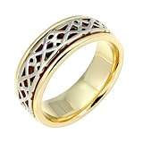 Platinum Celtic Wedding Bands