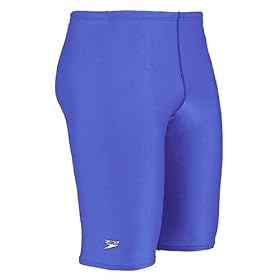 Speedo Men's Solid Jammer Bathing Suit