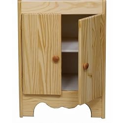 Kid's Kitchen Pantry Finish: Pink/ Green MDF