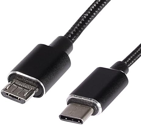 Type C Cable, Type C To Micro USB Cable, Connects a computer with a Type-C USB port to a smartphone, tablet, digital camera or legacy USB peripheral device with the common Micro-USB port