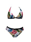 Nautica 2 Pc Bright Tropical Halter Hipster Bikini