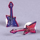 Rock Star Diva Light-Up Guitar Pins (1 dz)