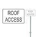 ROOF ACCESS HEAVY DUTY ALUMINUM SIGN 10