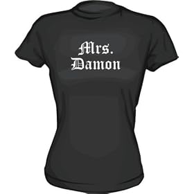 Mrs. Damon Women's Babydoll tee Shirt in 6 Colors Small thru XL