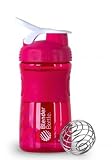 BlenderBottle Sports Mixer 20 oz & 28 oz (Pink, 20 Oz.)