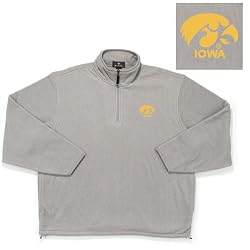 Iowa Hawkeyes NCAA "Glacier" Fleece Pullover Sweatshirt (Heather)