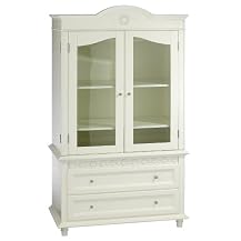 Classic Shabby Chic Armoire - Sour Cr&egrave;me