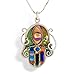 Small Green Hamsa Necklace from the Artazia Collection #619XGR JN MN ONK